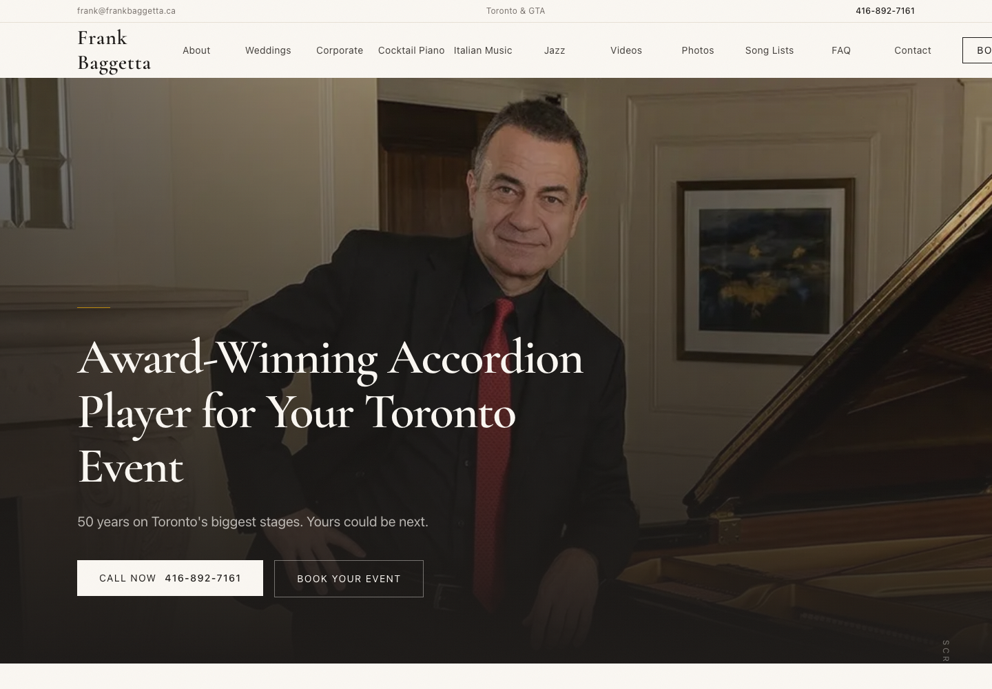 Frank Baggetta website
